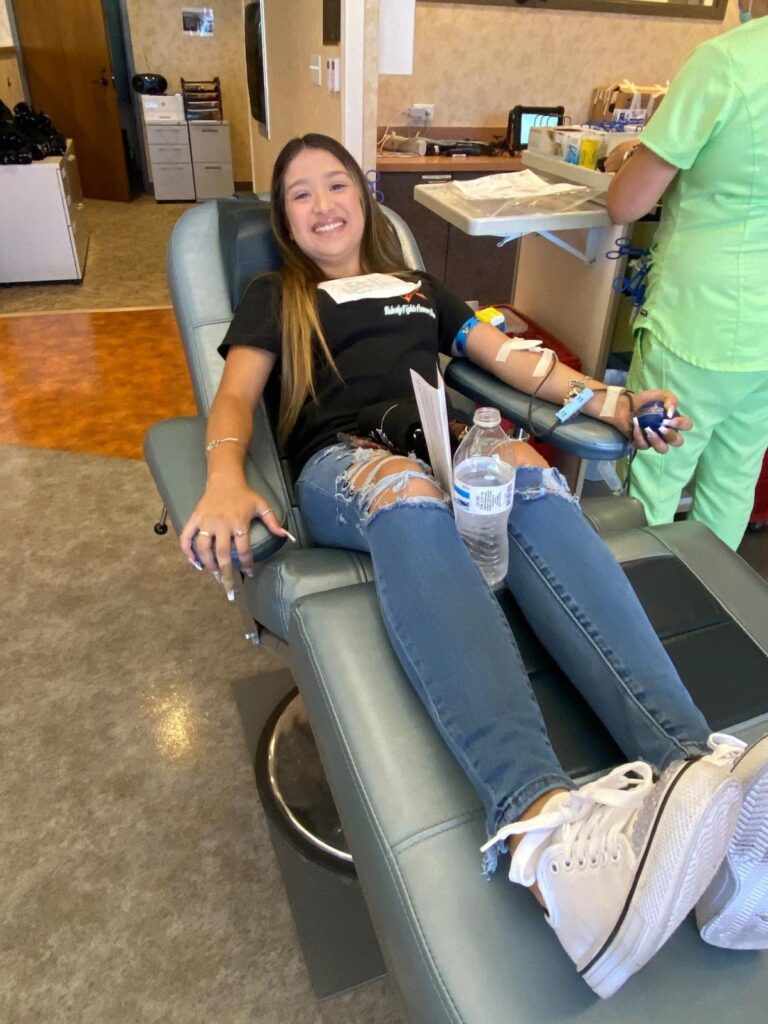 Center hopes blood donations remain 'steady' after drop due to wildfires