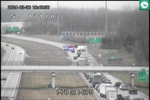 Driver dies after being ejected from vehicle in crash on I-675