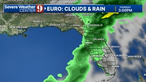Dry and cooler weather heading for Central Florida
