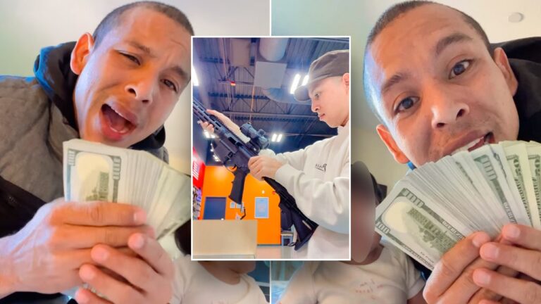 Freeloading migrant influencer mocks US taxpayers who 'work like slaves' while waiving cash in latest videos