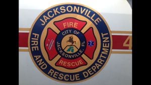 JFRD at scene of house fire in Durkeeville neighborhood