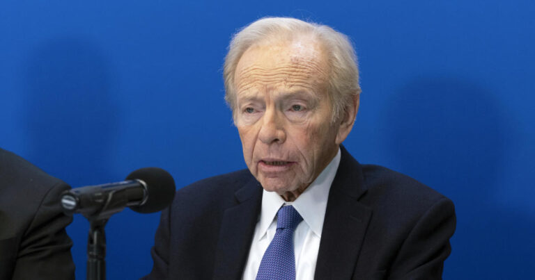 Joe Lieberman, longtime senator and 2000 vice presidential nominee, dies at 82