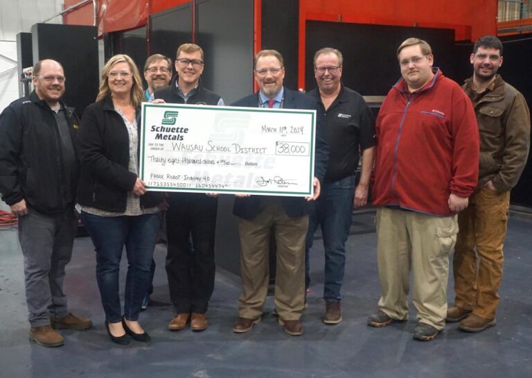 Schuette Metals donates $38,000 to bring advanced robotics to Wausau East students