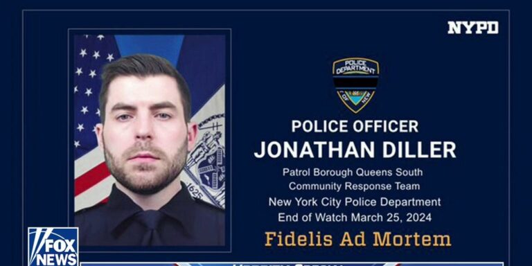 Thousands of police officers mourned fallen NYPD hero Jonathan Diller