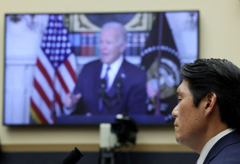 FILE PHOTO: Special Counsel Hur testifies before a House Judiciary Committee on his inquiry into President Biden