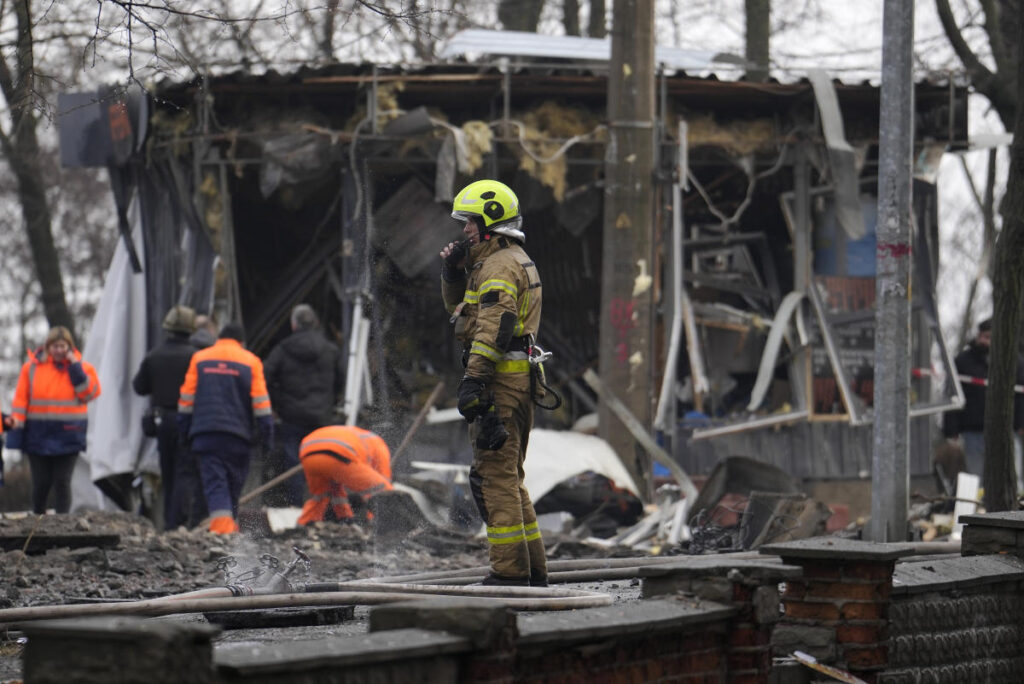 Ukraine's capital Kyiv attacked by Russia for first time in 44 days with 13 people hurt