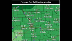 Widespread showers, maybe thunderstorms return to Kansas City. Here’s weekend forecast