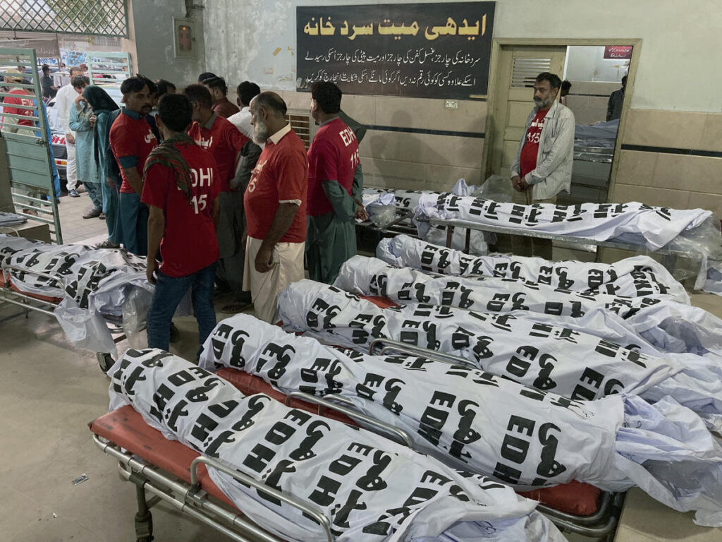 A bus carrying pilgrims crashes in southwest Pakistan, killing 17 people and injuring 16
