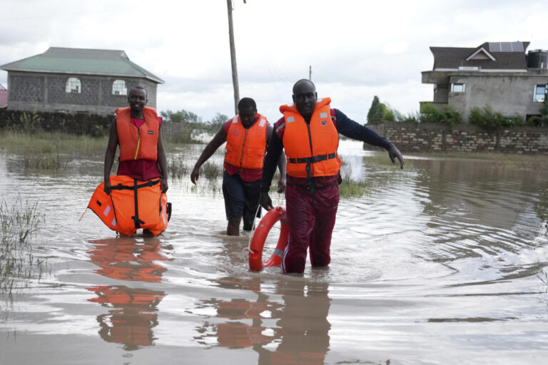 At least 70 people killed by flooding in Kenya as more rain is expected through the weekend