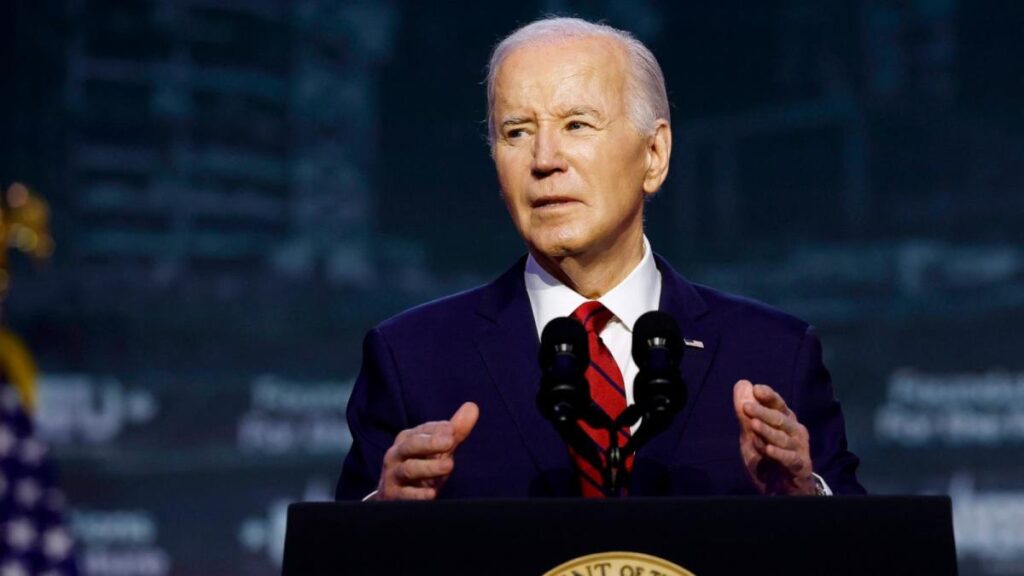 Biden needles Trump over his hair and 'Mar-a-Lago values' as he addresses union