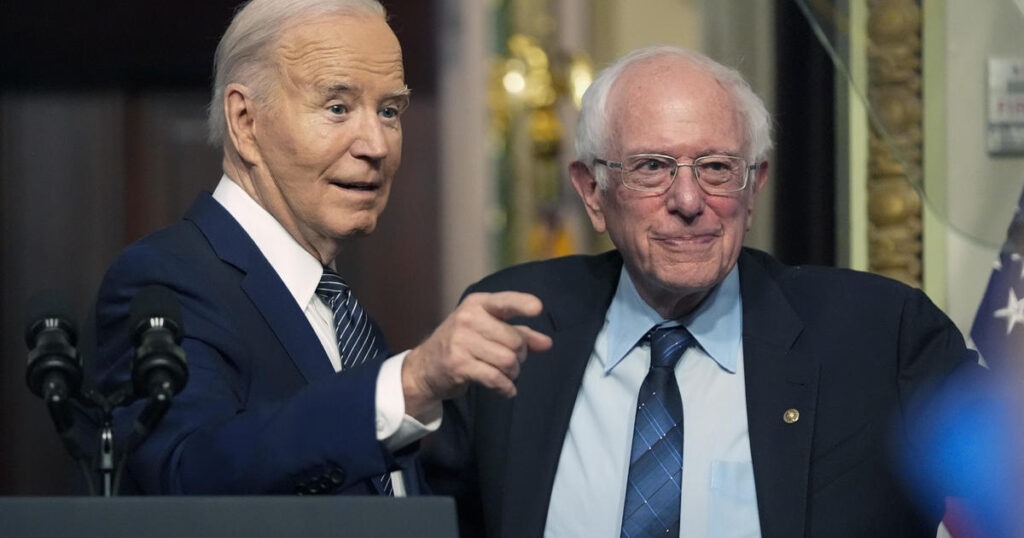 Biden touts inhaler price drops with Bernie Sanders: "Finally, finally we beat big Pharma"