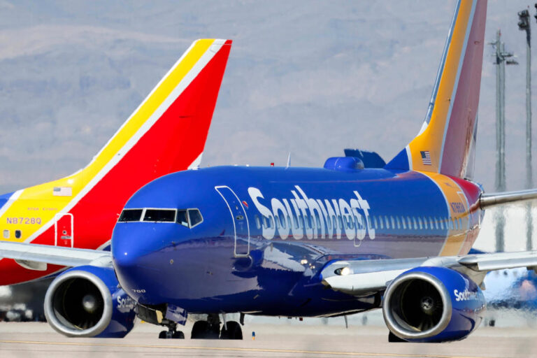 Engine cover of Southwest Airlines plane comes off during takeoff