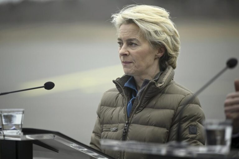 European Union official von der Leyen visits Finland-Russia border to assess security situation