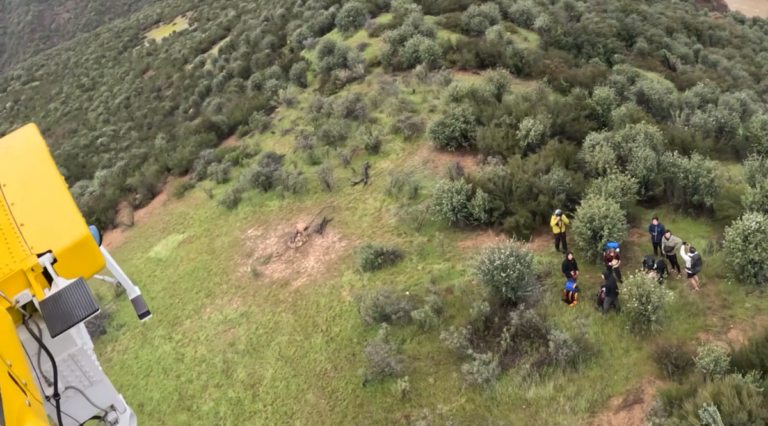 Helicopter crews rescue hikers, dogs from rising Sespe River