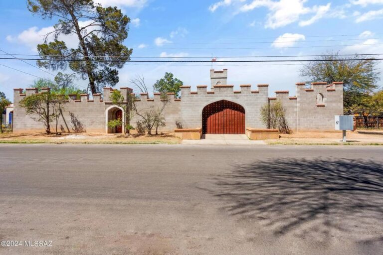 Medieval adventure awaits at this desert castle for sale in Arizona. Check it out