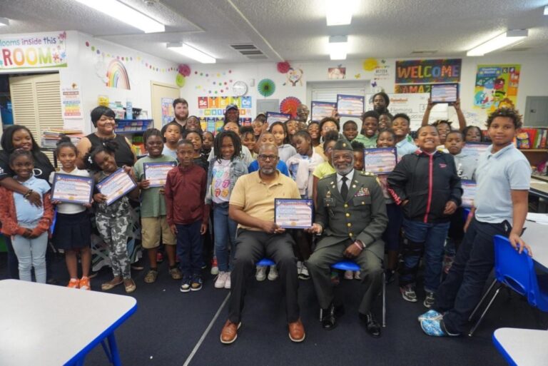 Military veterans teach students in Gainesville about importance of serving their country