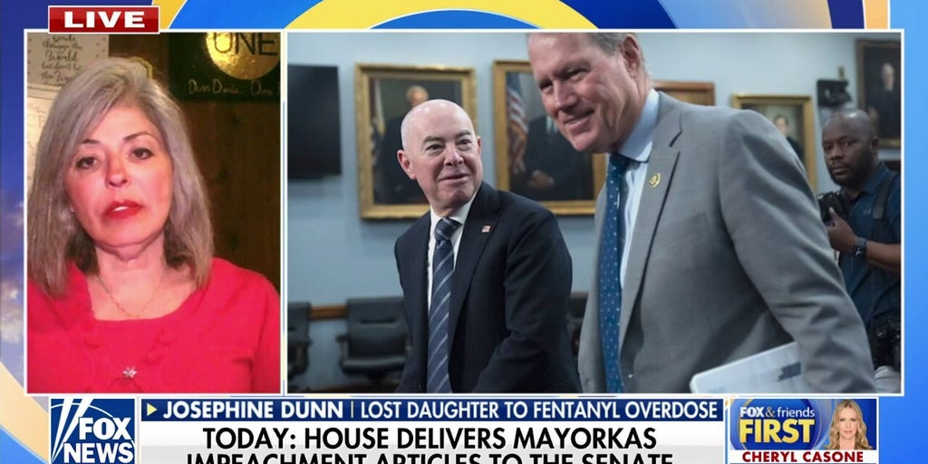 Mother whose daughter was killed by fentanyl rips Mayorkas on border: He gets paid to kill our children