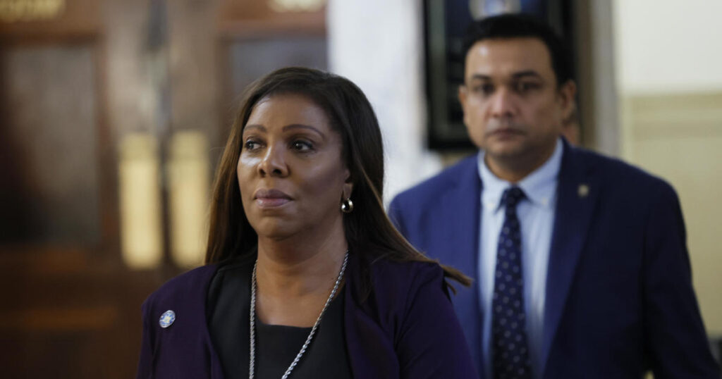 New York Attorney General Letitia James opposes company holding Trump's $175 million bond in civil fraud case