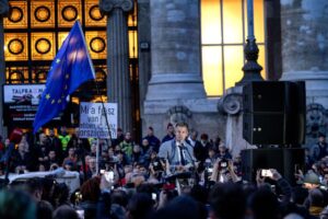 Orban Opponent Looks to Build Support With Protest in Budapest