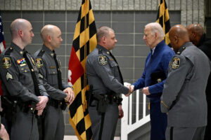 'Our first priority is to open the port,' Biden says in visit to Baltimore bridge collapse site