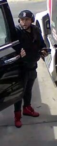 An unidentified man, wearing a black baseball cap with a white letter "B," was recorded allegedly burglarizing a parked truck in the late morning of March 27 in the driveway of a home in the 5300 block of Marcillus Avenue in Northeast El Paso.