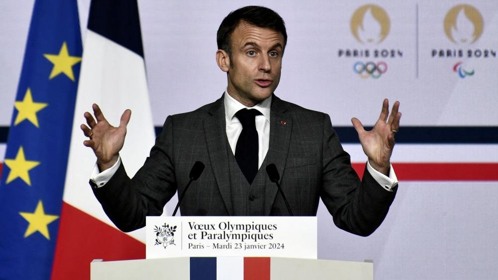 Russia seeking to undermine Games, says Emmanuel Macron