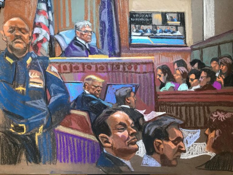 Surreal scenes as jurors in New York trial tell Trump what they really think