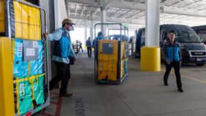 Take a look inside Amazon’s new Meridian delivery station