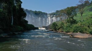 Kalangula Falls was once seen as a spiritual place, where rituals were performed to calm gods. - Nick Migwi/CNN