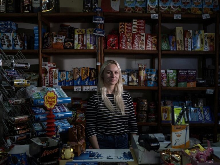 The Wider Image: The last women standing in a Serbian village swallowed by mine