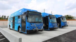 This city has South Florida’s first fully electric bus fleet. You can ride for free