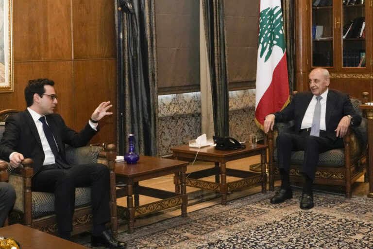 Top French diplomat arrives in Lebanon in attempt to broker a halt to Hezbollah-Israel clashes