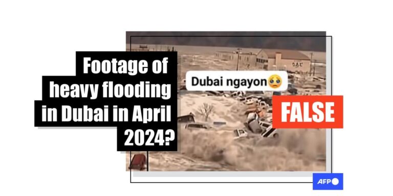 Video shows 2011 Japan tsunami, not Dubai floods