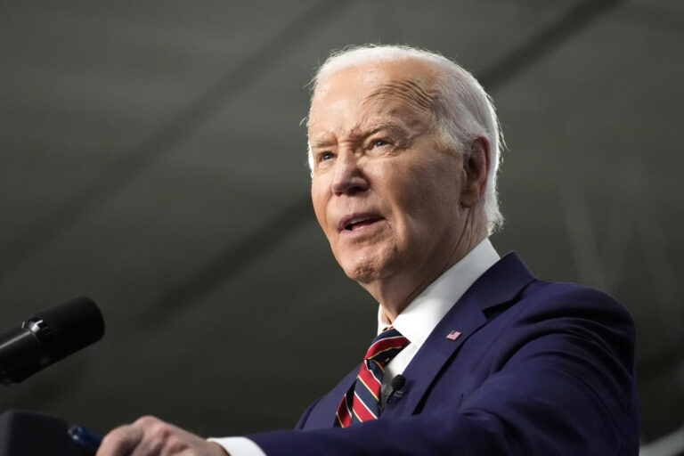 Biden hits Trump over ‘unified Reich’ video but stays silent on trial