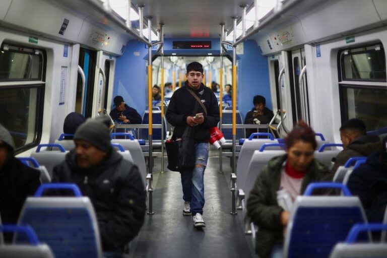 Train workers protest by driving trains at a reduced speed, causing delays in Argentina