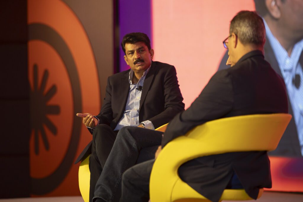 MakeMyTrip Co-Founder and Group CEO, Rajesh Magow, at Skift India Summit. Skift