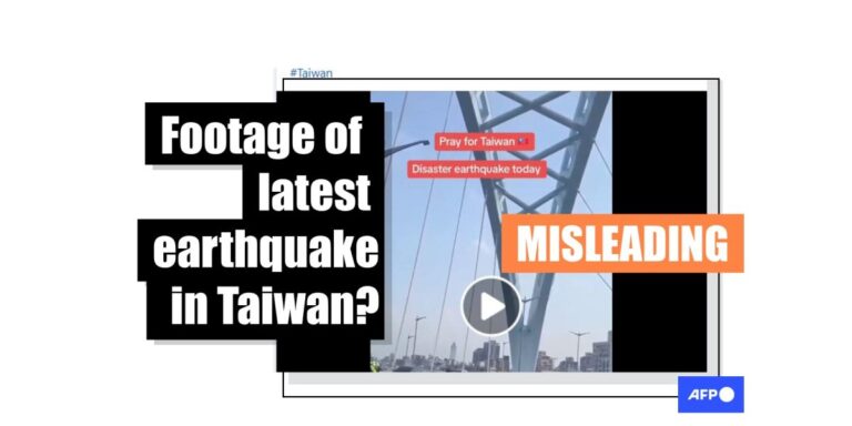 Compilation of old disaster clips unrelated to recent earthquake in Taiwan on April 22, 2024