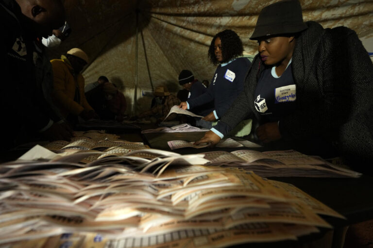 Early results in South Africa's election put ruling ANC below 50% and short of a majority