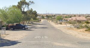 The 16300 block of Orick Avenue in Victorville, as pictured in a Google Street View image.