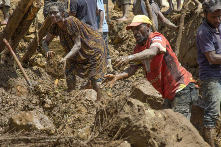 Fears rise a second landslide and disease outbreak loom at site of Papua New Guinea disaster