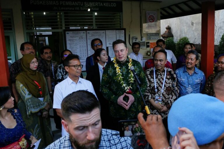 Musk launches SpaceX Starlink internet service in Bali