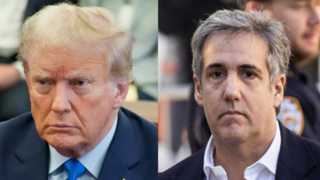 Jurors hear damning new Cohen tape as evidence hits Trump