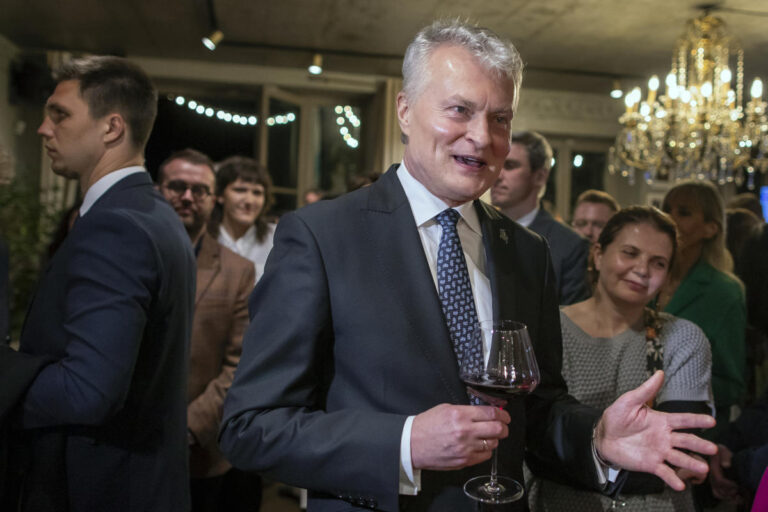 Lithuanian president is the front-runner as country heads to runoff vote in two weeks