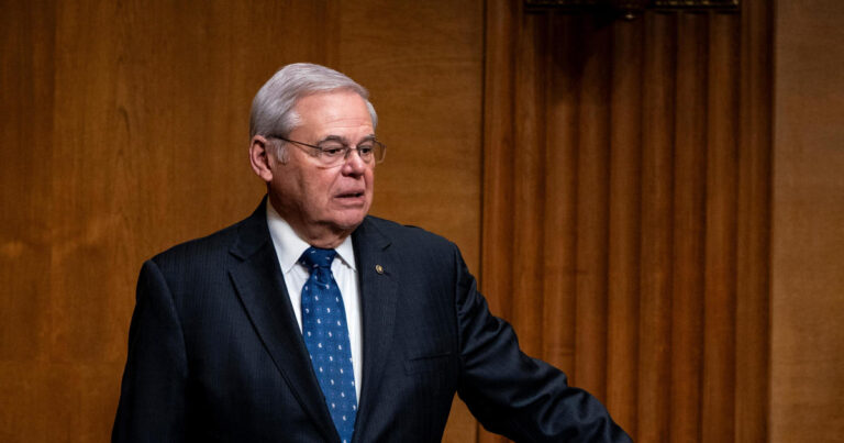 New Jersey Sen. Bob Menendez on testifying at his bribery trial: "That's to be determined"