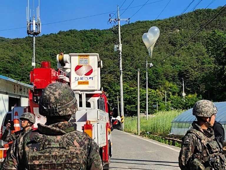 North Korea launches an annoying tactic over the border: trash and manure balloons