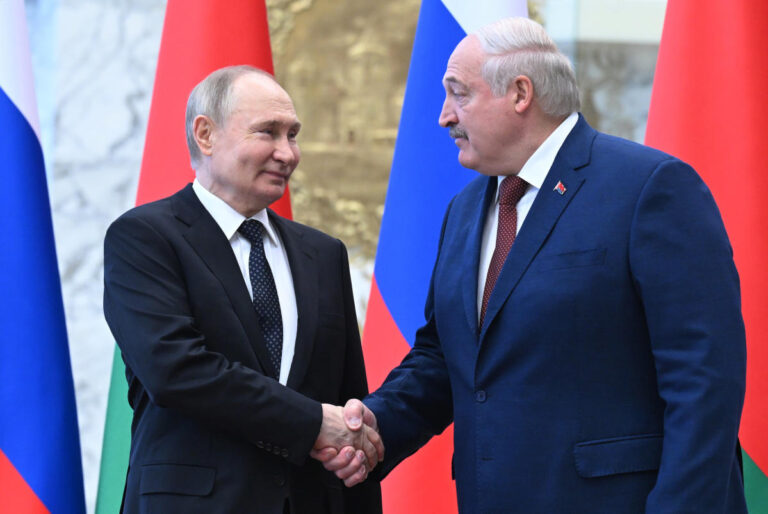 On a visit to his Belarusian ally, Putin questions Zelenskyy's legitimacy as Ukraine's leader