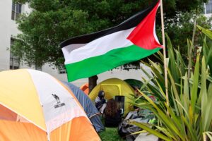 Pro-Palestine protesters at UC Berkeley take down encampment