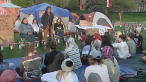 Protesters, University of Denver leaders meet for first time since encampment began