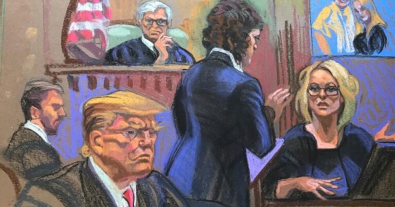 Stormy Daniels returning to the stand at Trump trial today