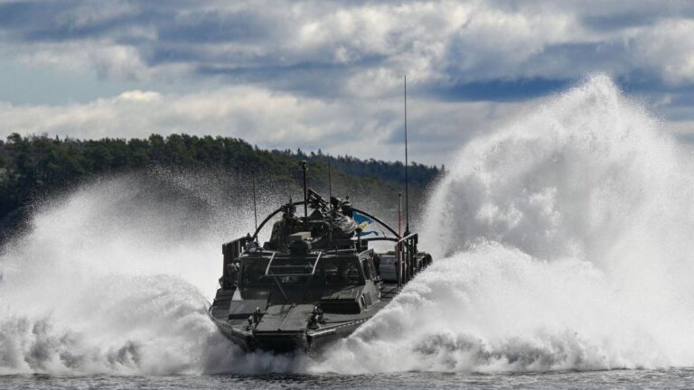 Sweden seeks air-defense guns for its assault boats